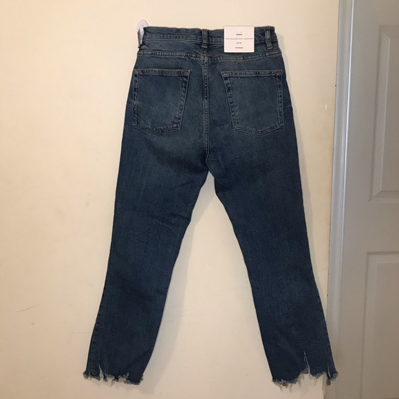 ZARA Cropped Straight Leg Jeans - Picture 5 of 5